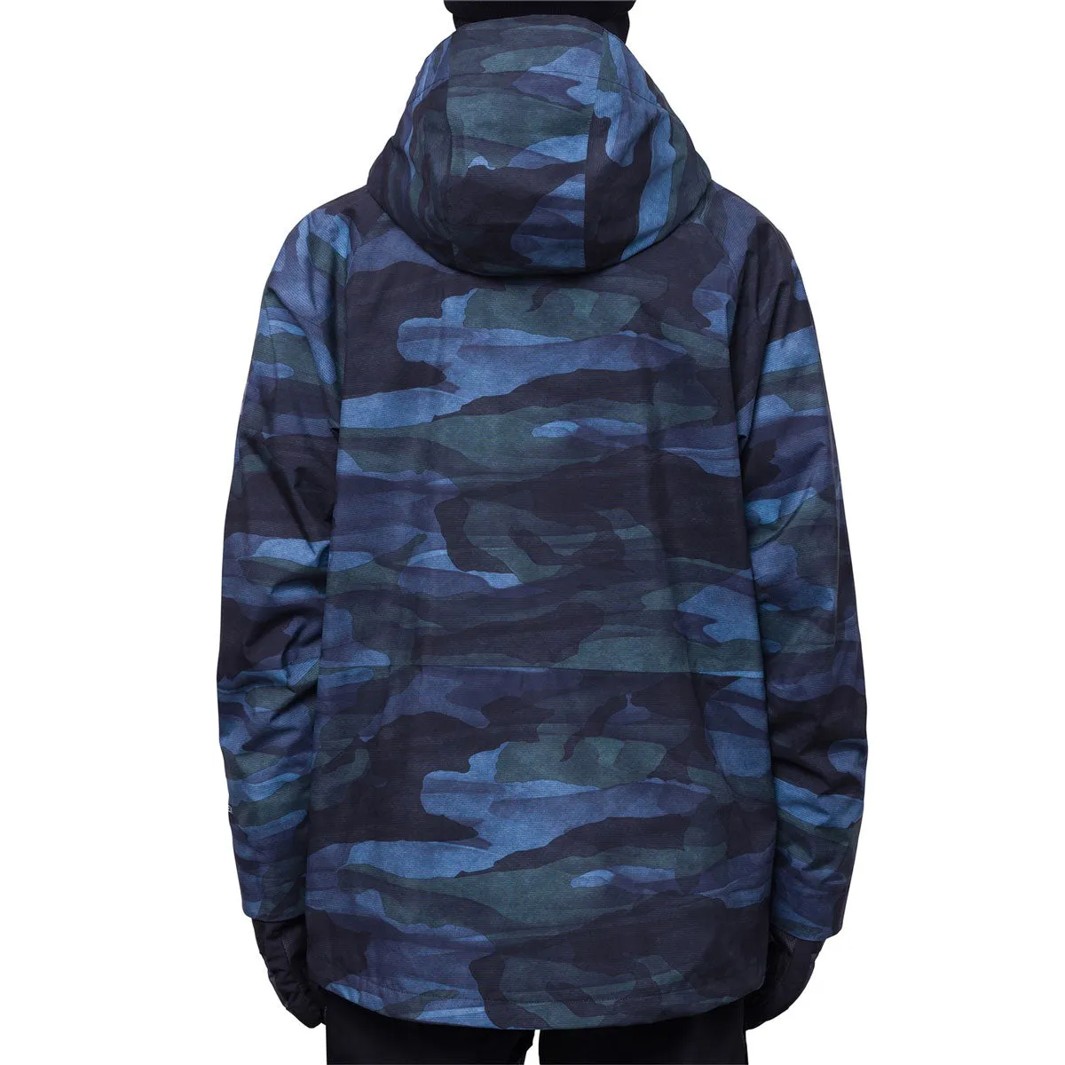 686 Gore-Tex Core Shell Snowboard Jacket - Steel Blue Waterland Camo