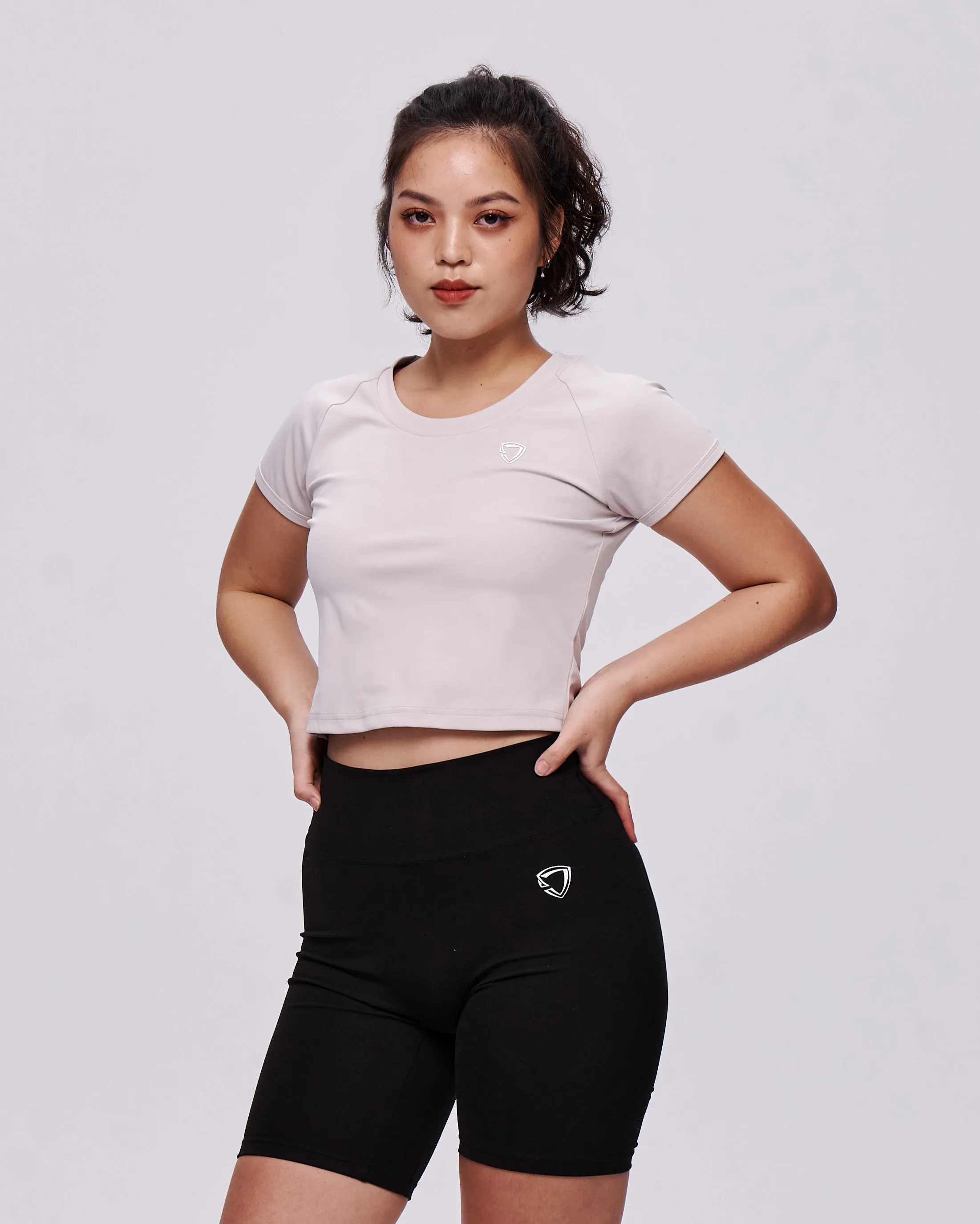 Adapt Scoop Neckline Crop Top