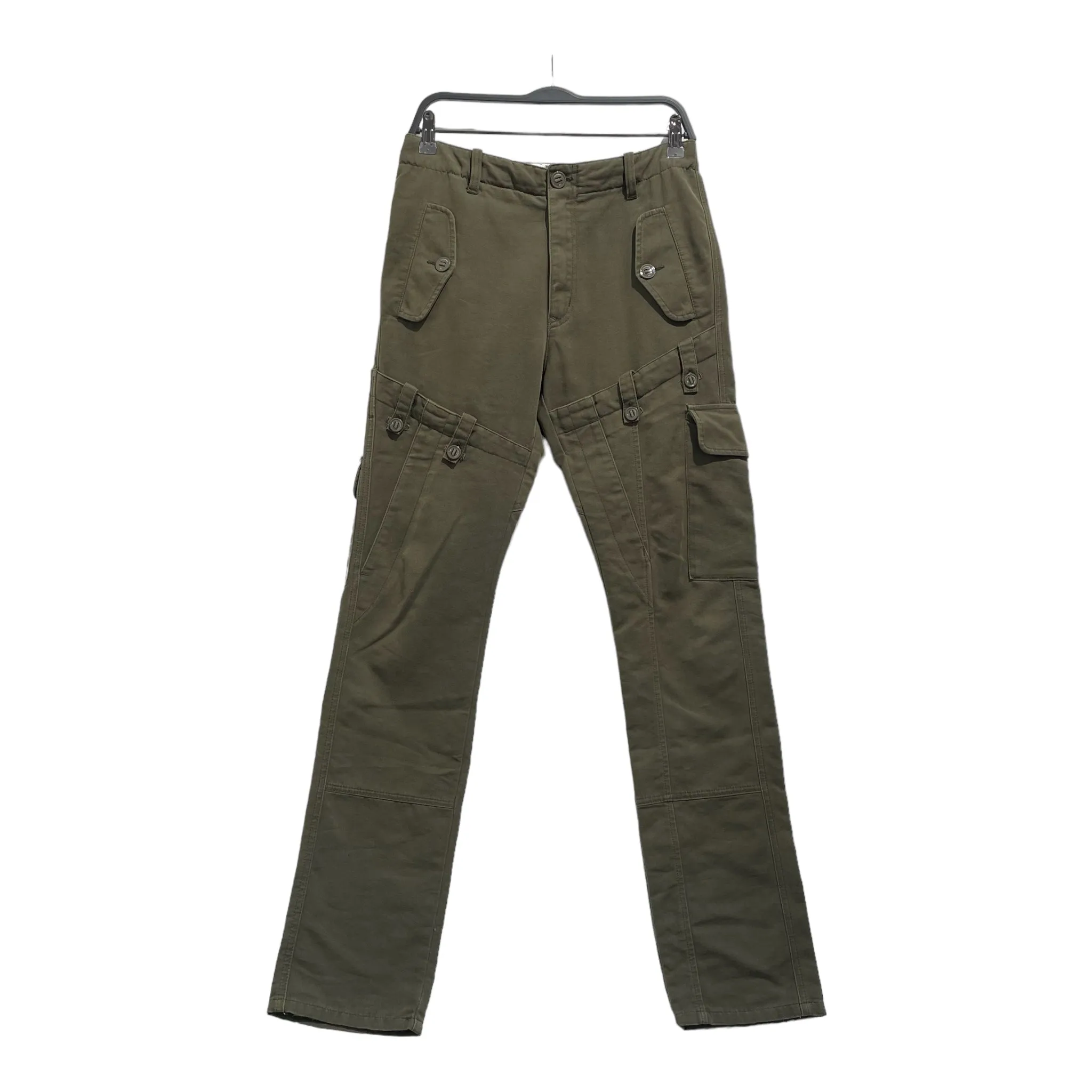 Alexander McQueen/Cargo Pants/44/Cotton/GRN/