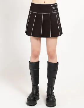 Band Skirt Blk/Wht