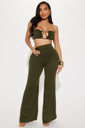 Boa Pant Set - Olive