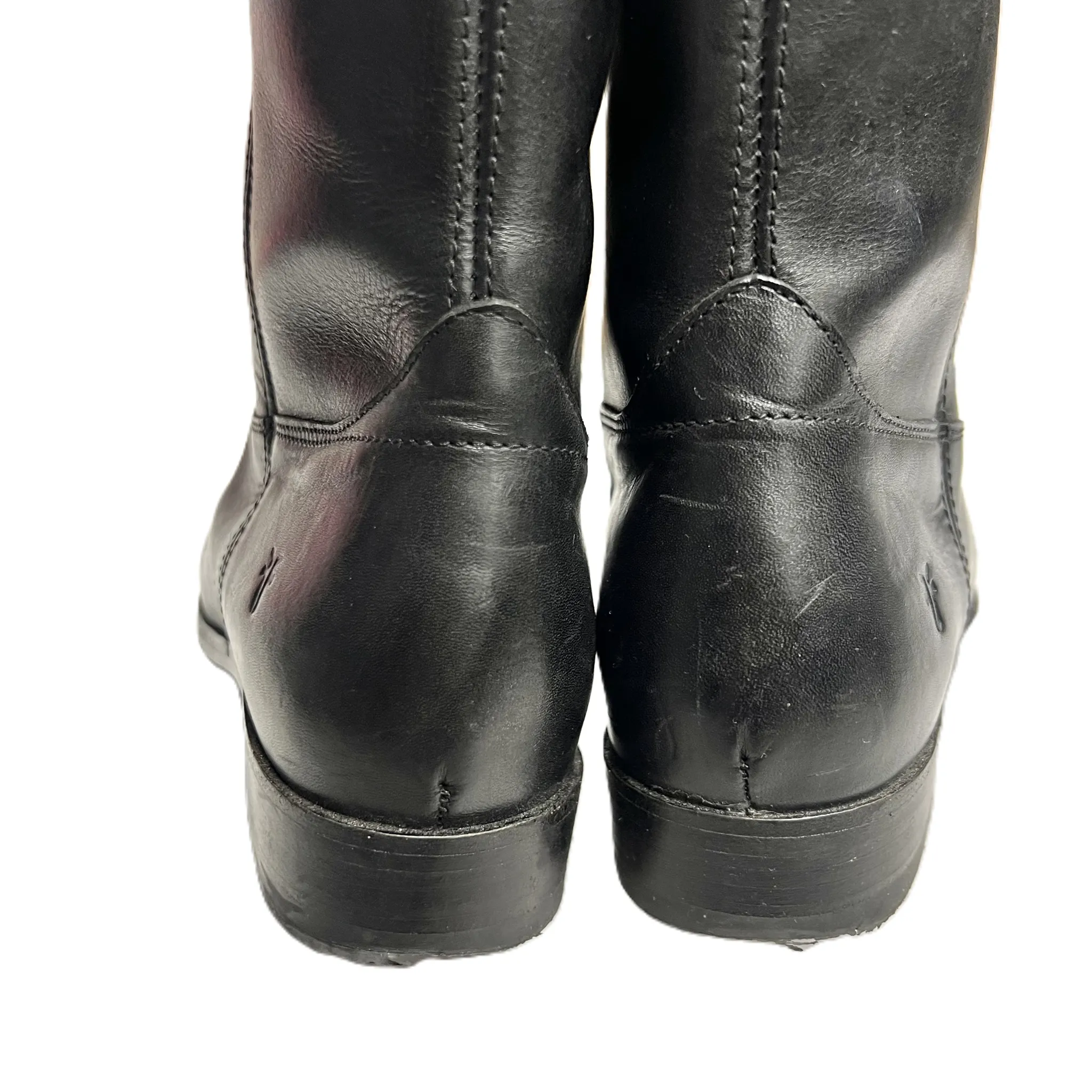 Boots Designer By Frye In Black, Size: 6.5