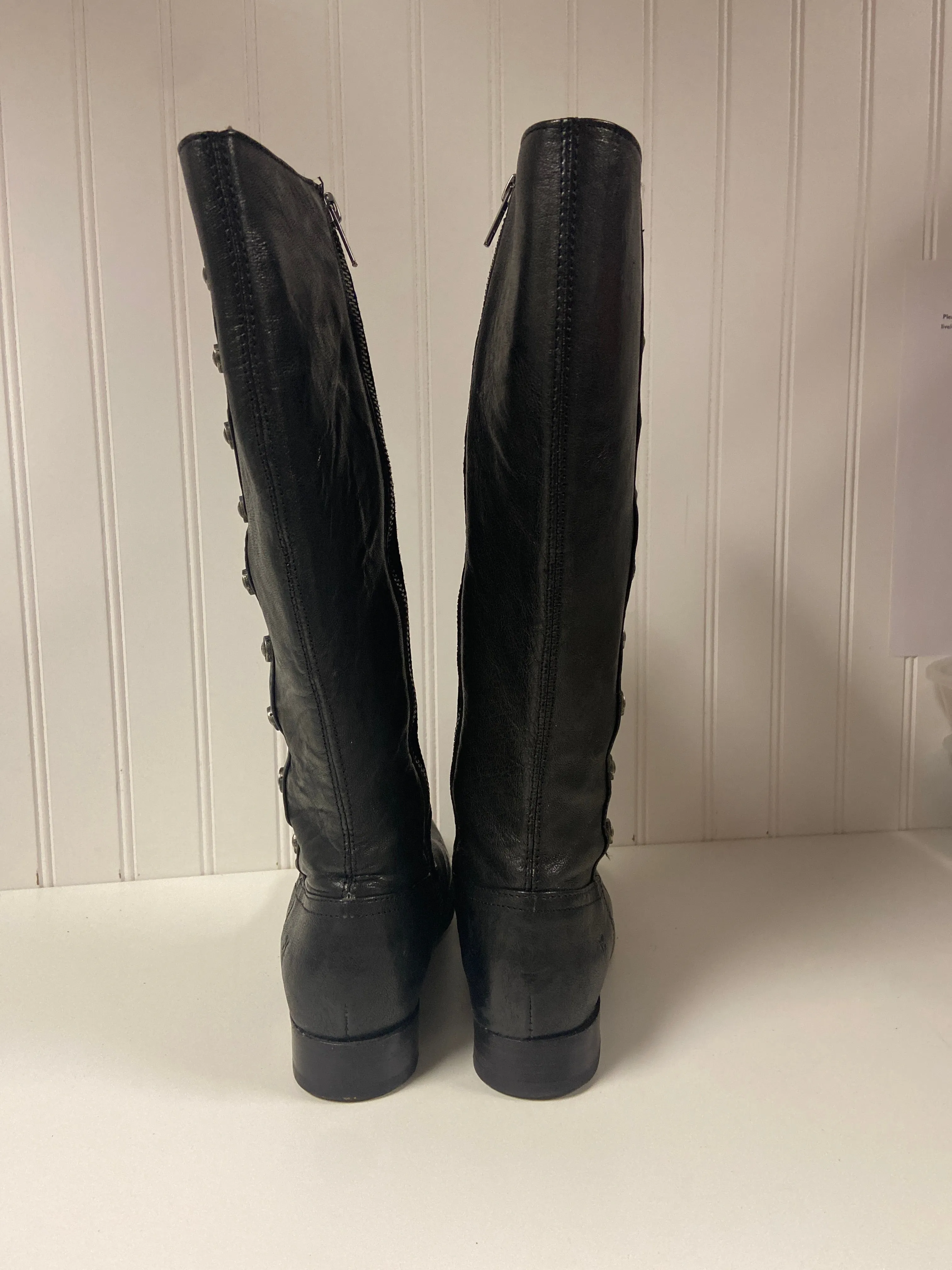 Boots Designer By Frye In Black, Size: 6a