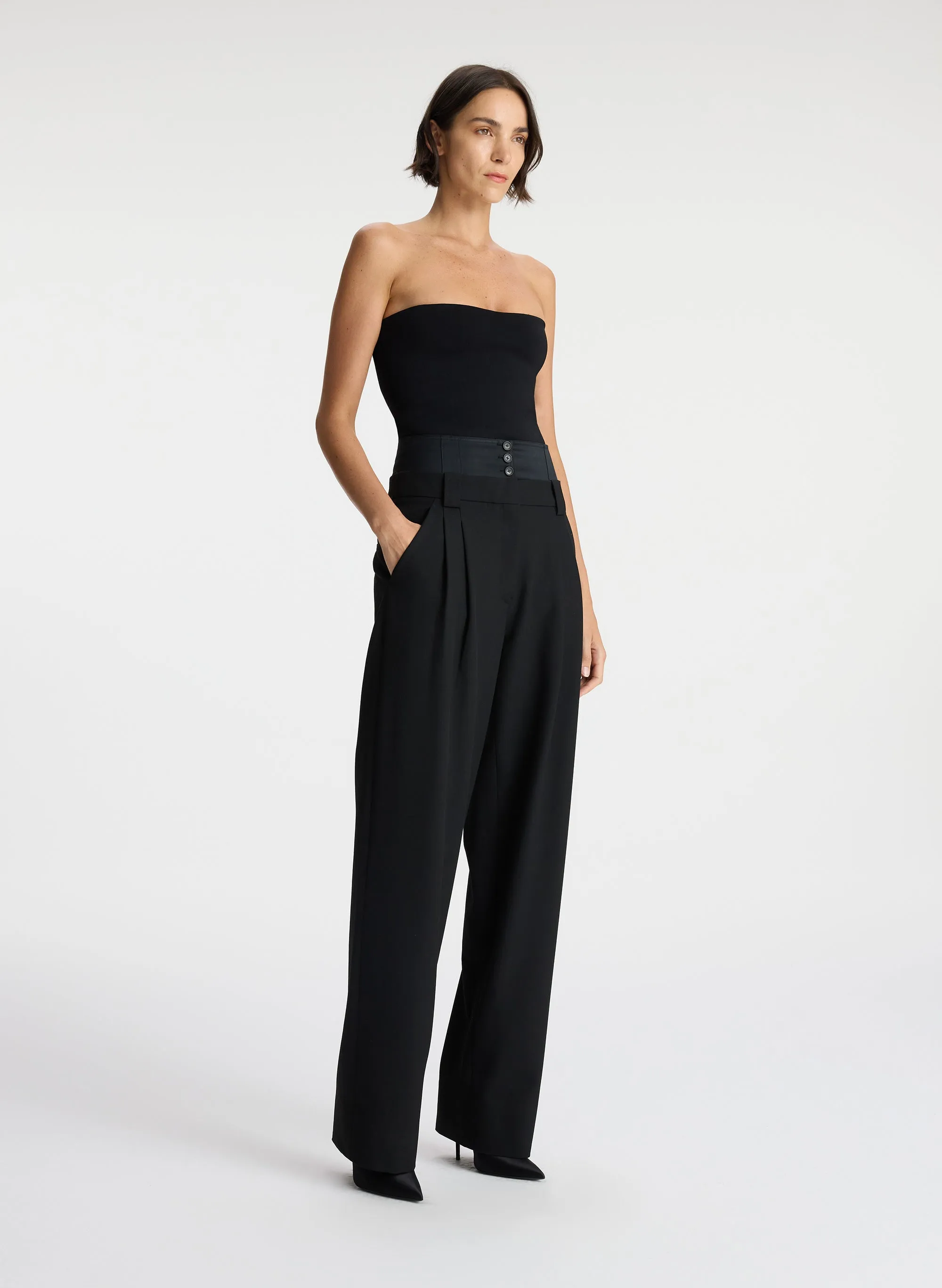 Brady Satin Contrast Pant