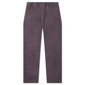 Brushed Beach Pant - Wine