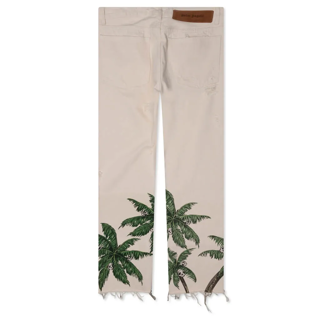 Bull Palms Reg 5 Pockets Pant - Off White