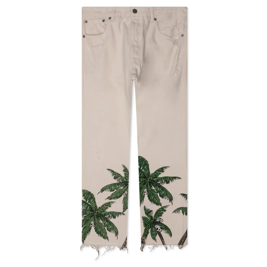 Bull Palms Reg 5 Pockets Pant - Off White