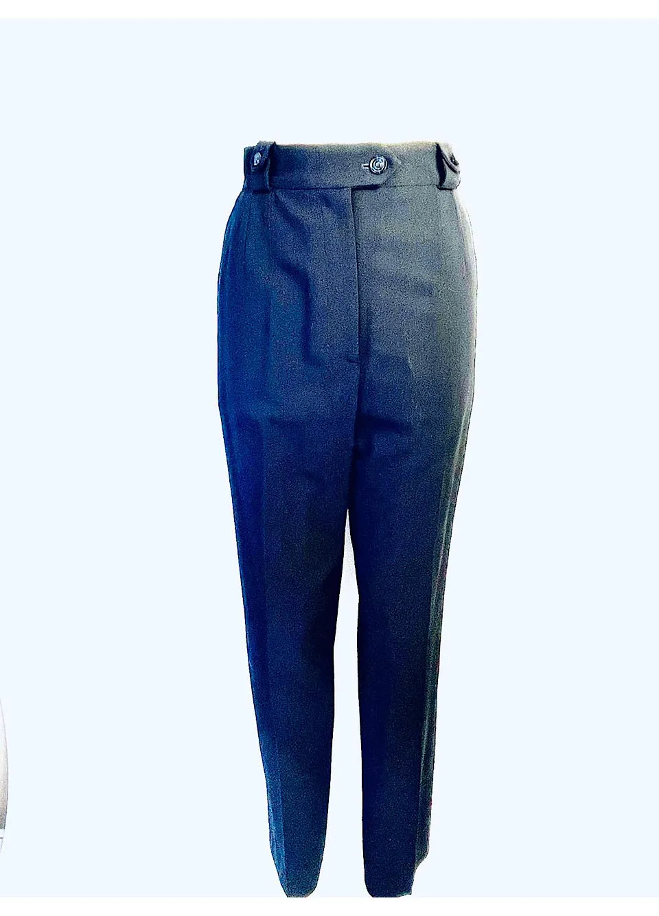 Chanel 99P 1999 Spring Black Pant Trousers FR 40