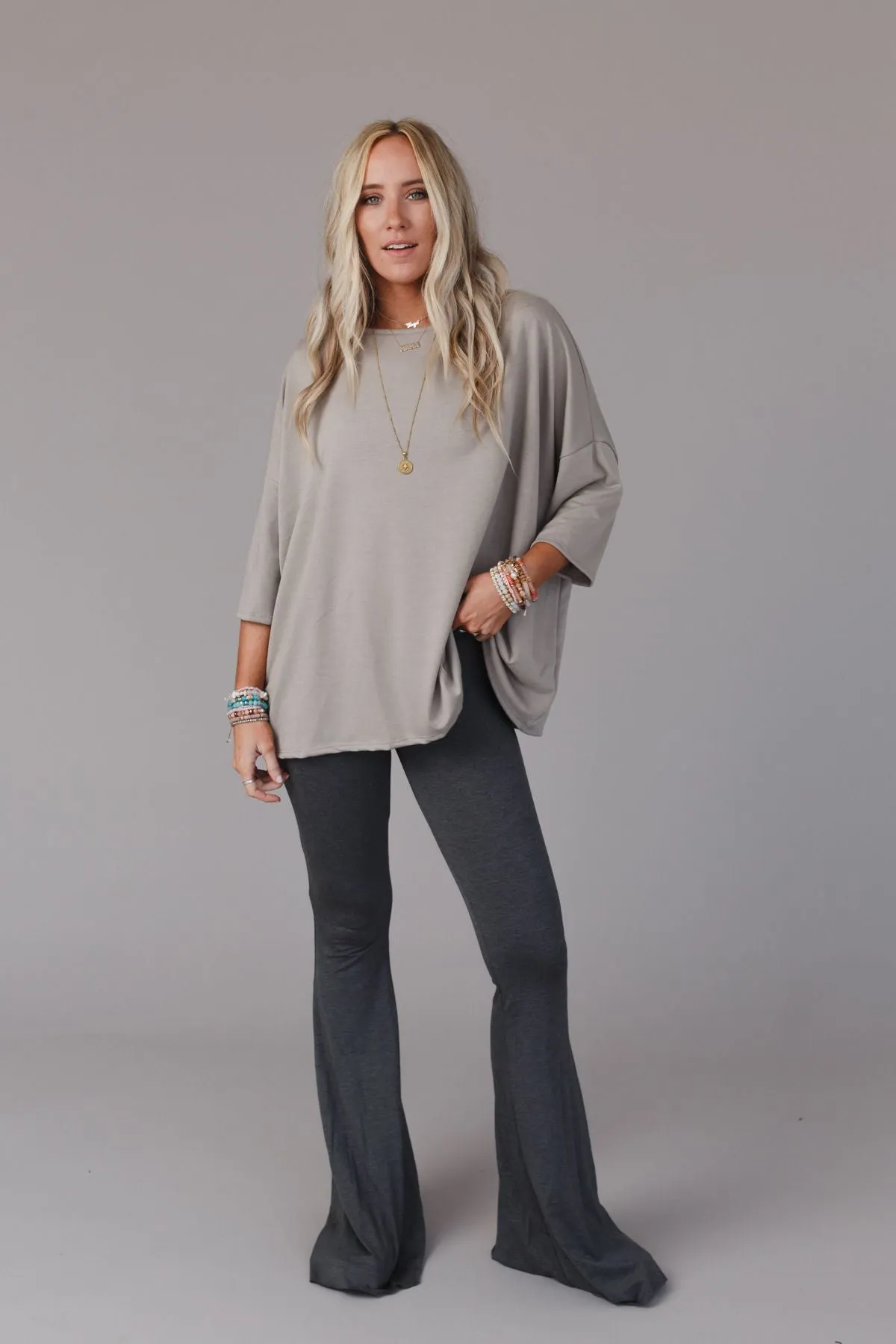 Cozy Cool Oversized Tee - Coco