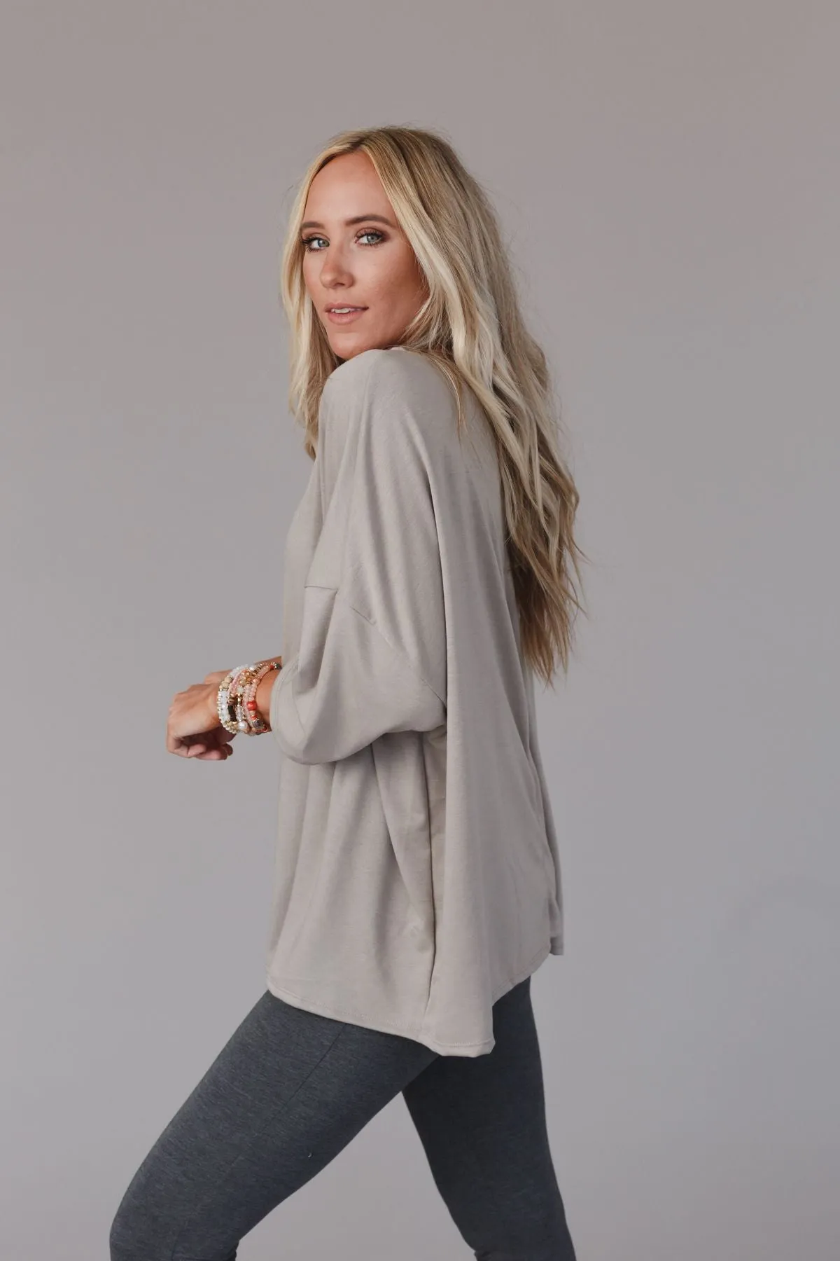 Cozy Cool Oversized Tee - Coco