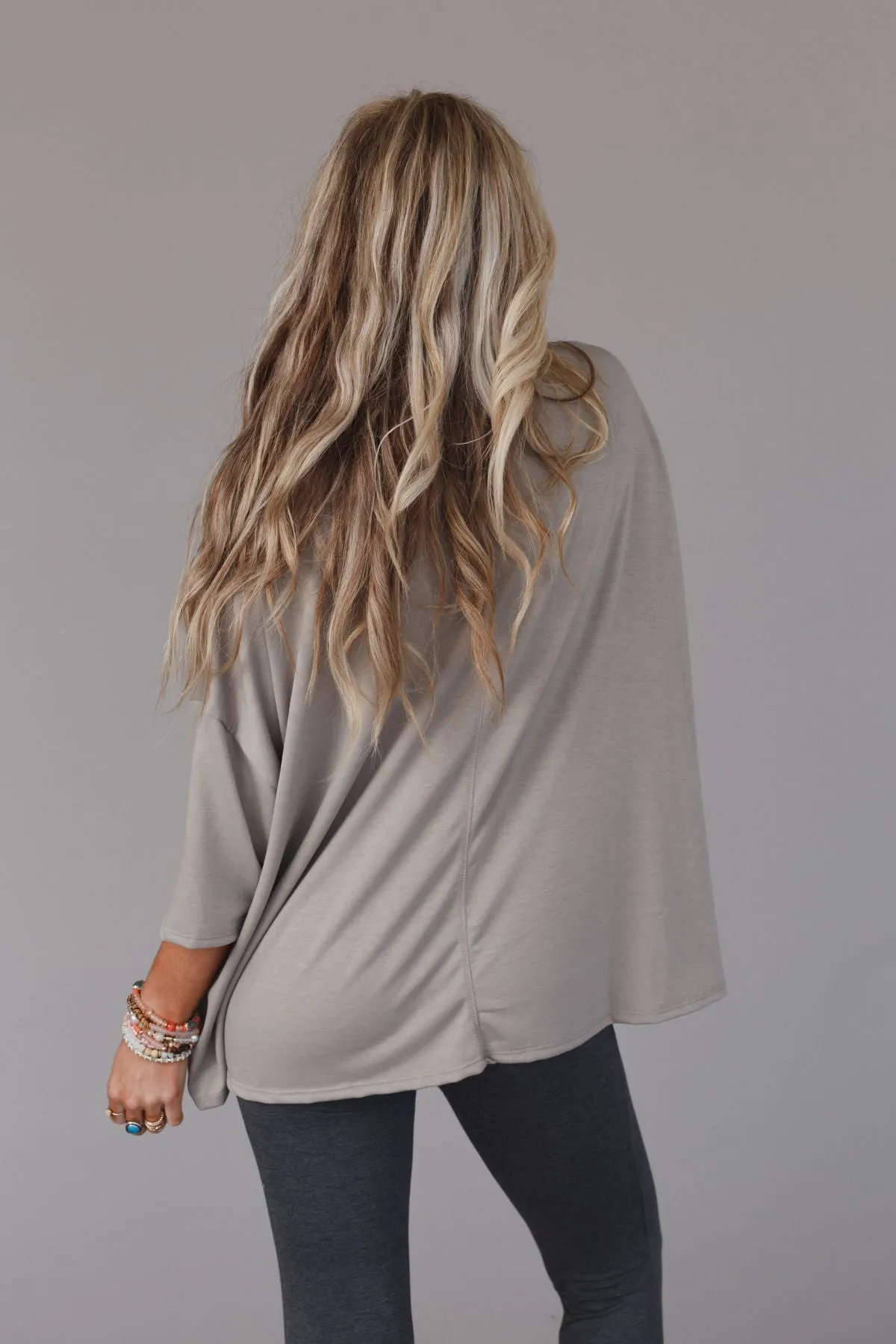 Cozy Cool Oversized Tee - Coco