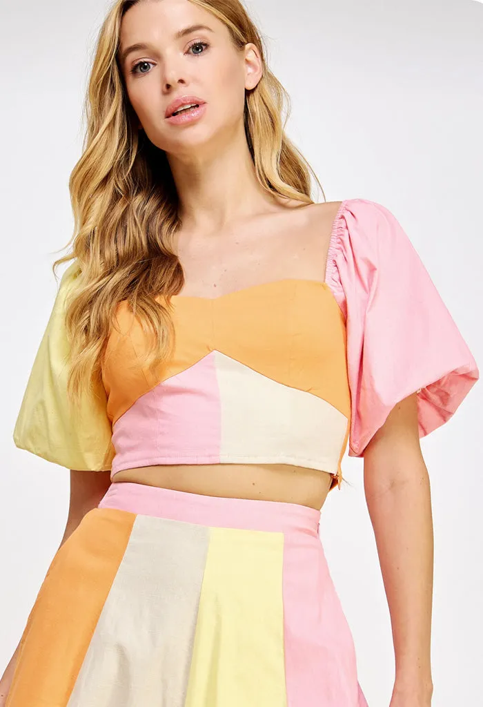 Creamsicle Crop Top