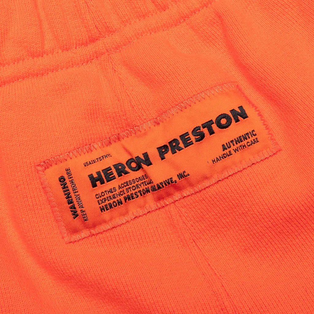 CTNMB Sweatpants - Orange/White