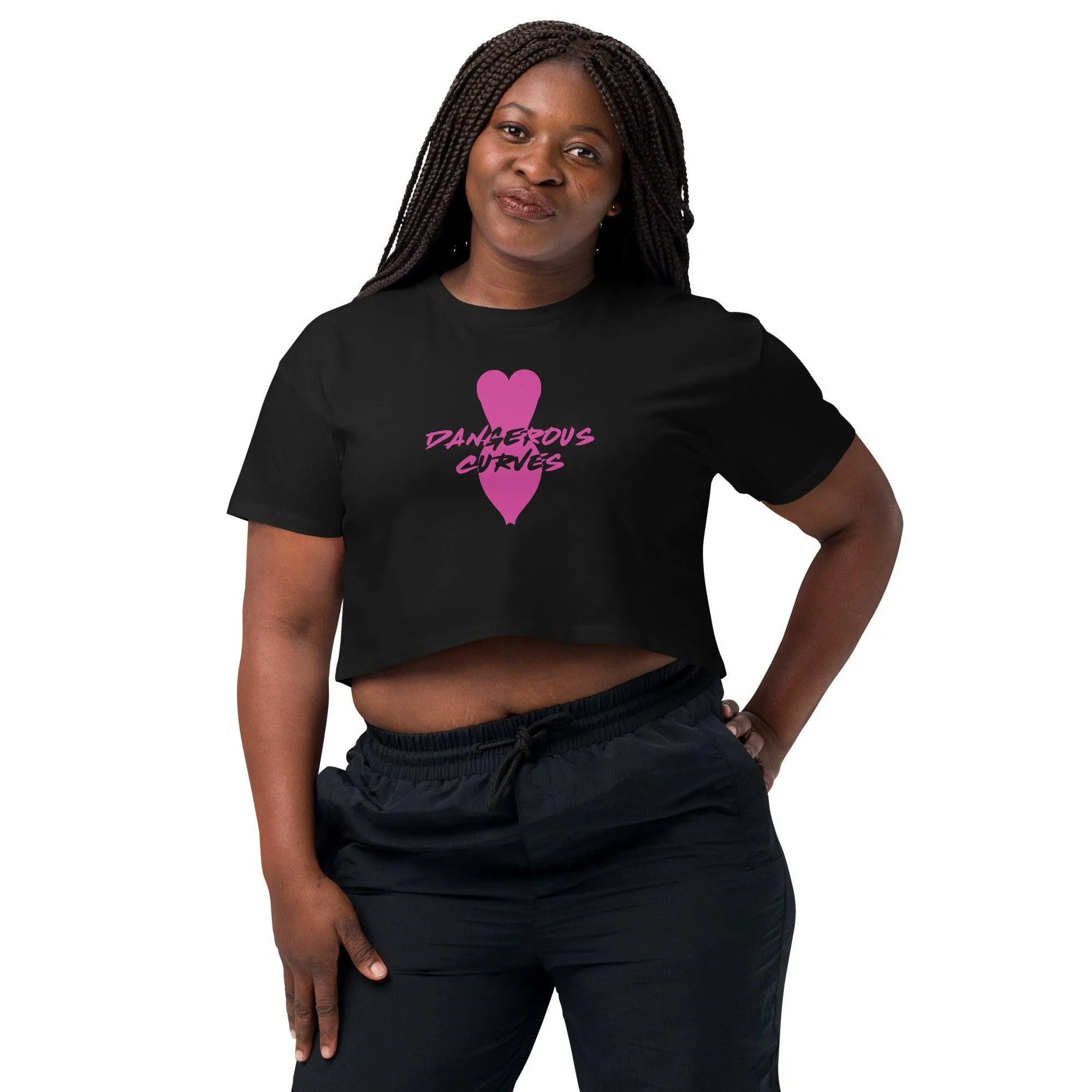 Dangerous Curves Women’s crop top