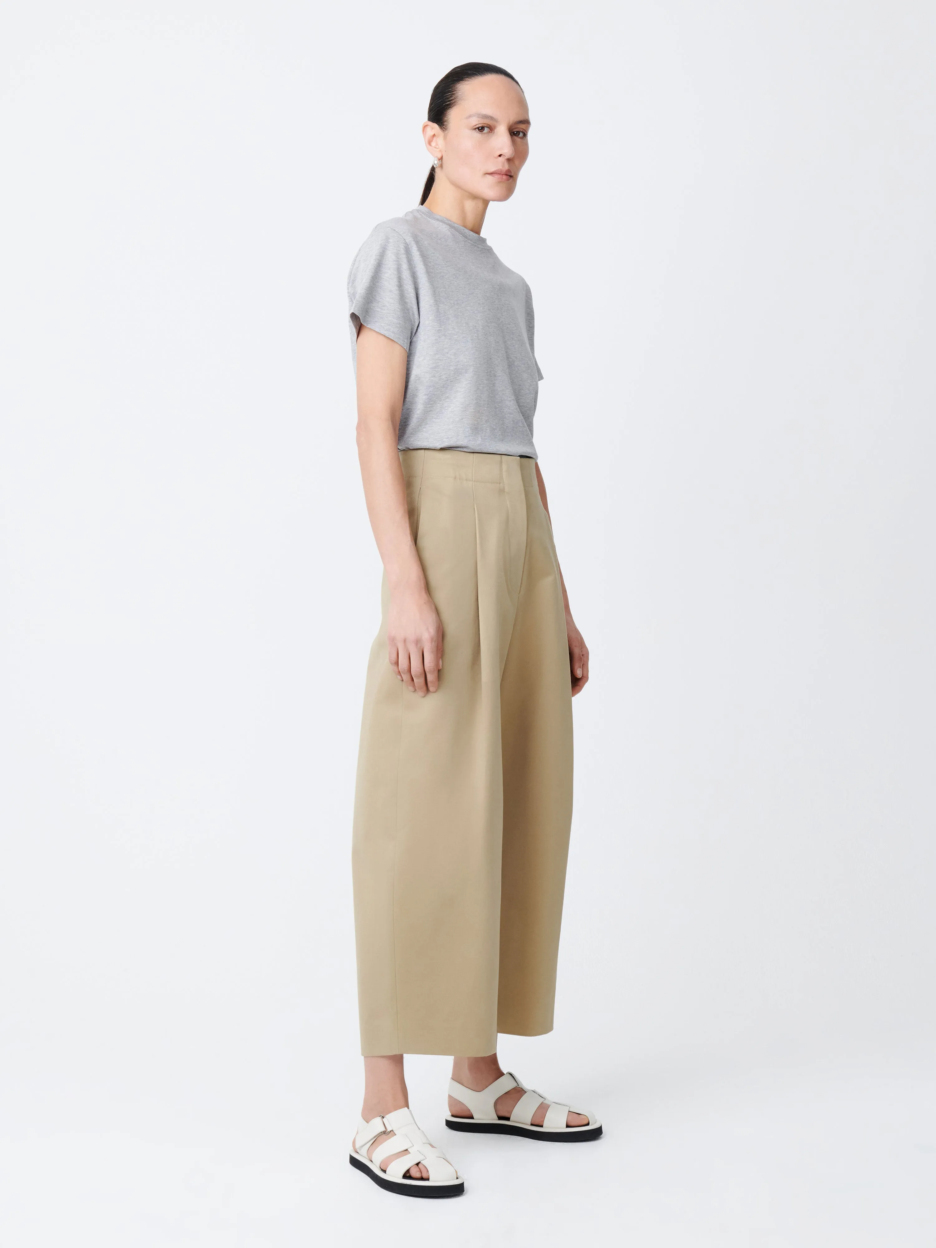 Dordoni Volume Pant in Tan