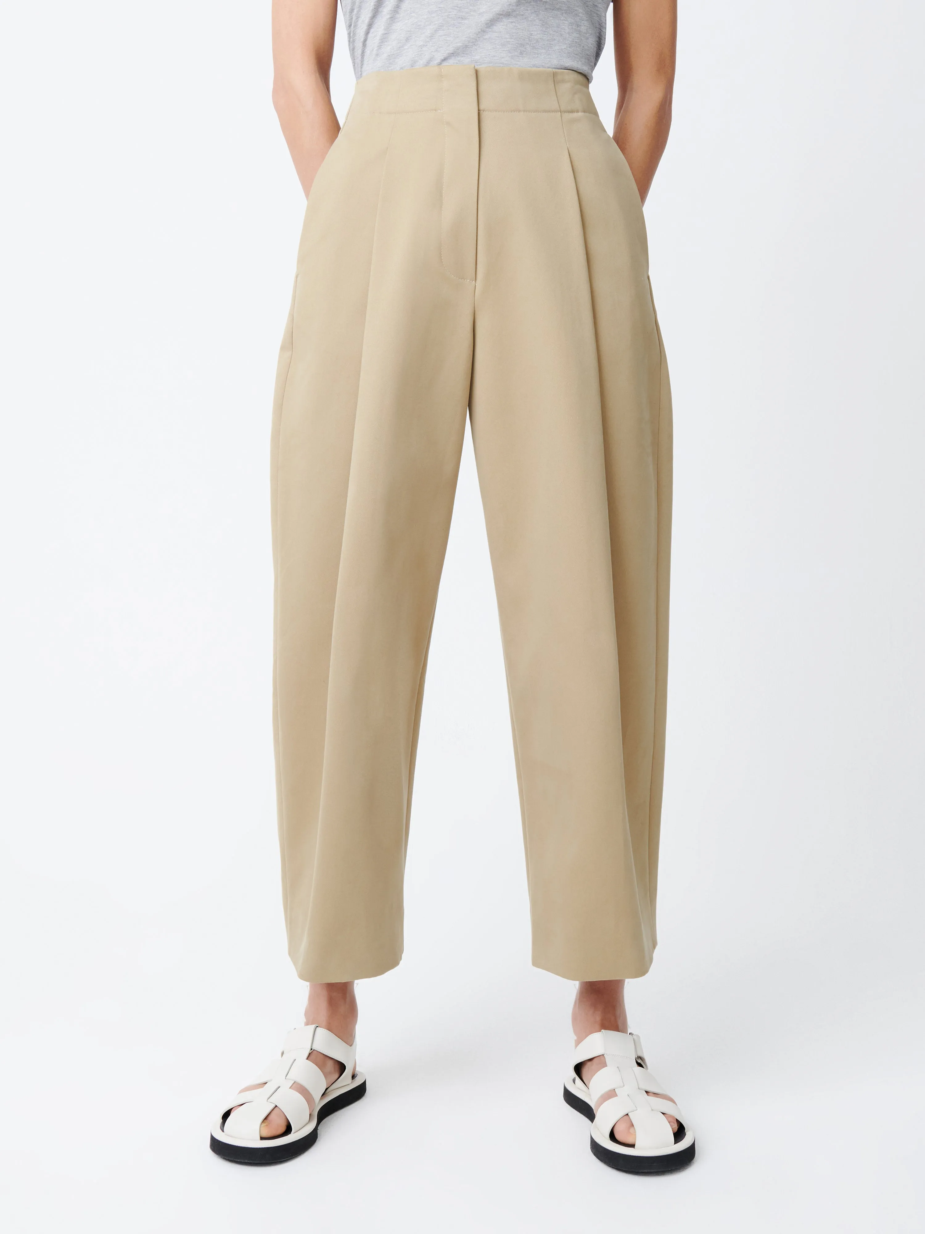 Dordoni Volume Pant in Tan