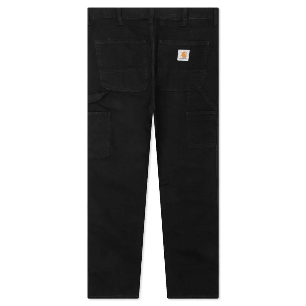 Double Knee Pant - Black Aged Canvas