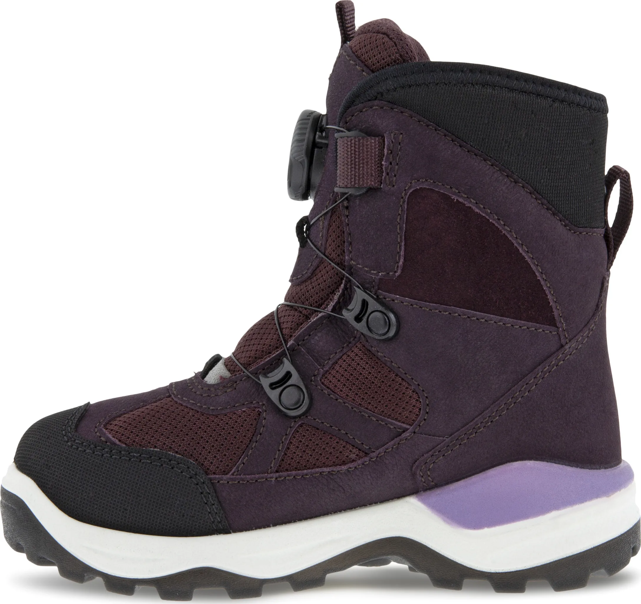 Ecco Kids&#x27; Ecco Snow Mountain Boot Gore Tex Black/Fig/Fig | Buy Ecco Kids&#x27; Ecco Snow Mountain Boot Gore Tex Black/Fig/Fig here | Outnorth