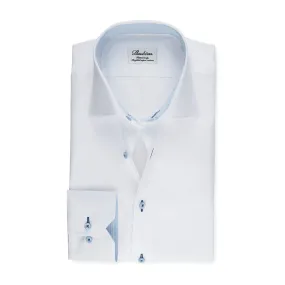 Fitted Body White Contrast Shirt Art. no: 6857710497000