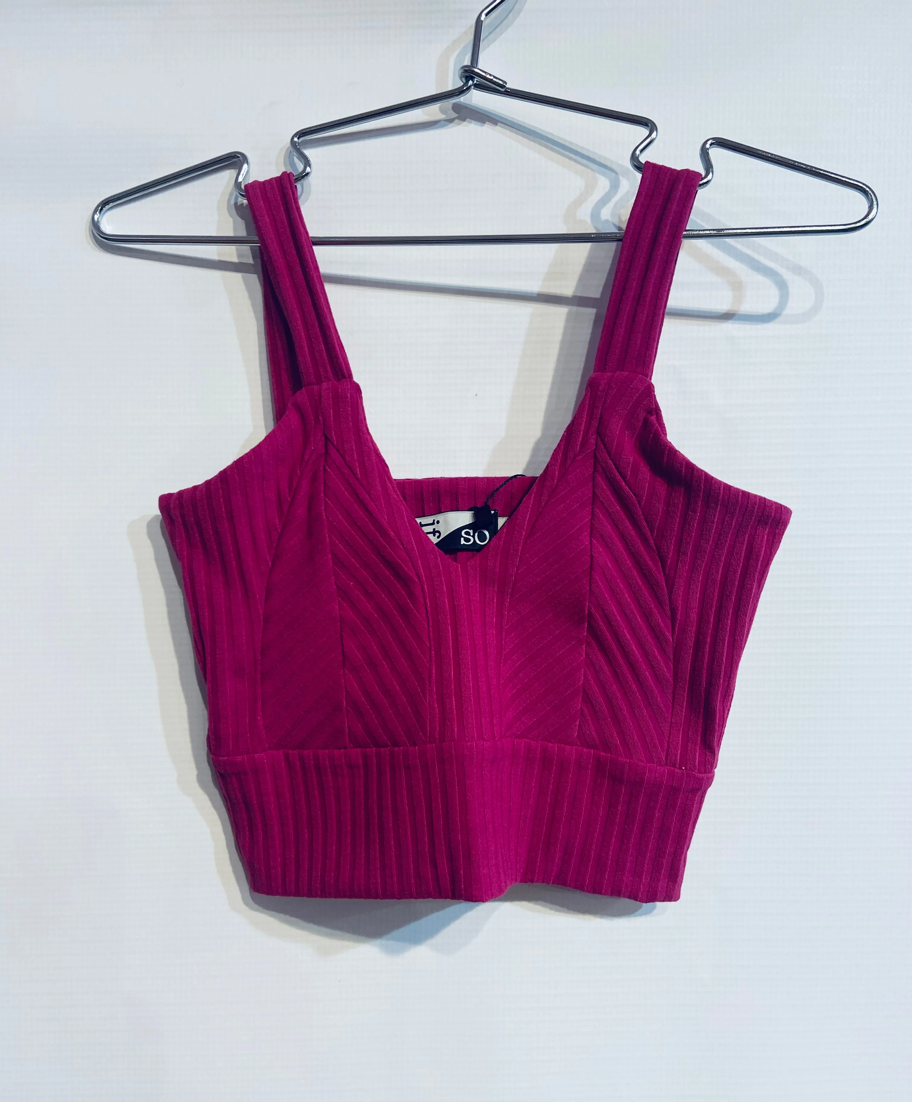 Fuschia Crop Top