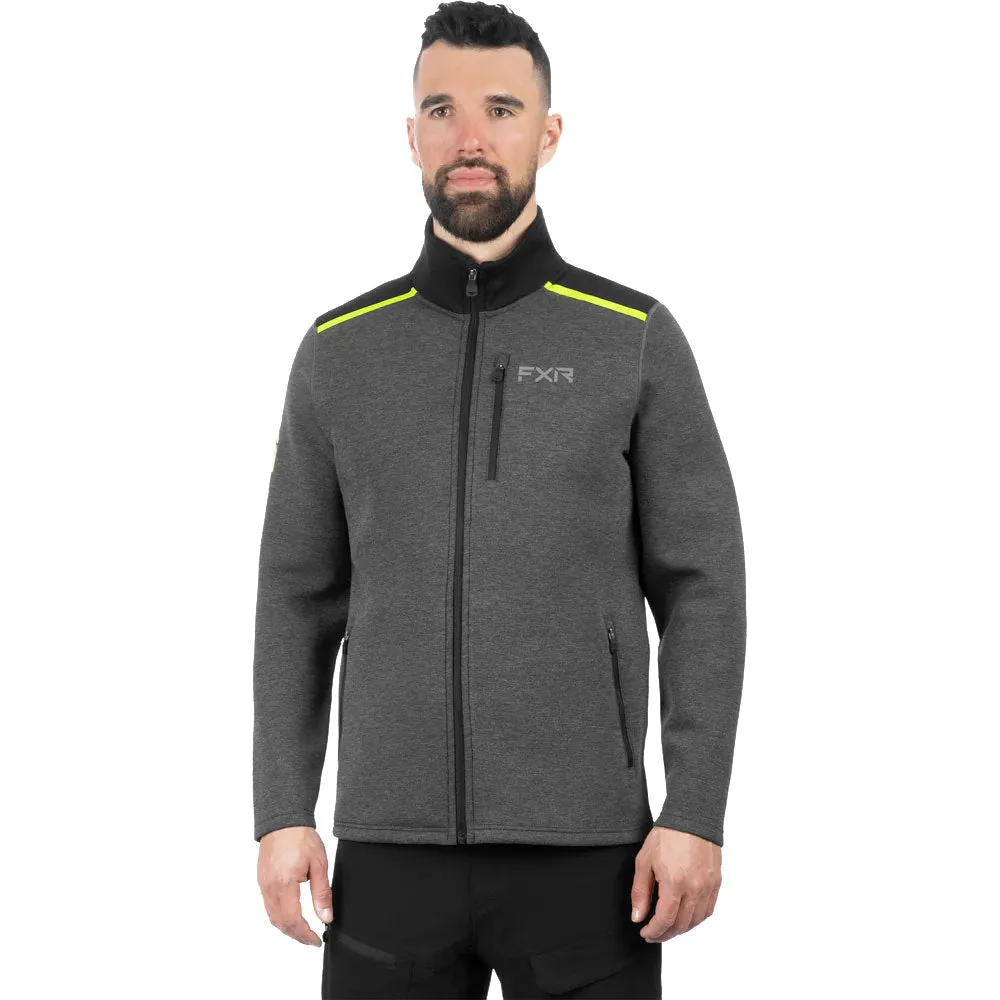 FXR Altitude Tech Zip-Up Jacket Asphalt/Hi-Vis Grey