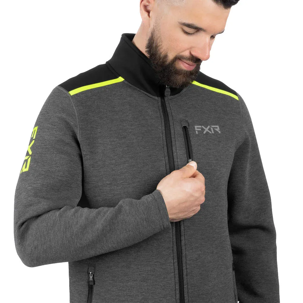 FXR Altitude Tech Zip-Up Jacket Asphalt/Hi-Vis Grey