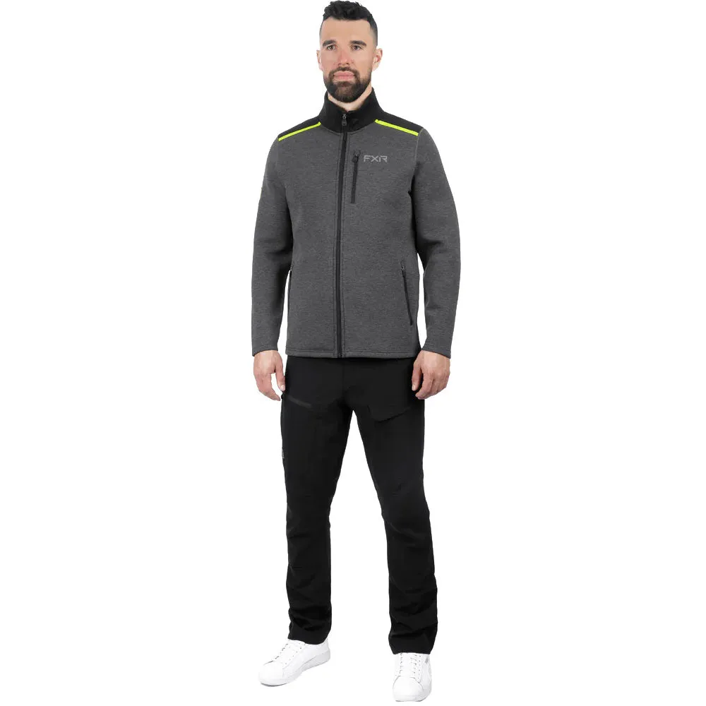 FXR Altitude Tech Zip-Up Jacket Asphalt/Hi-Vis Grey