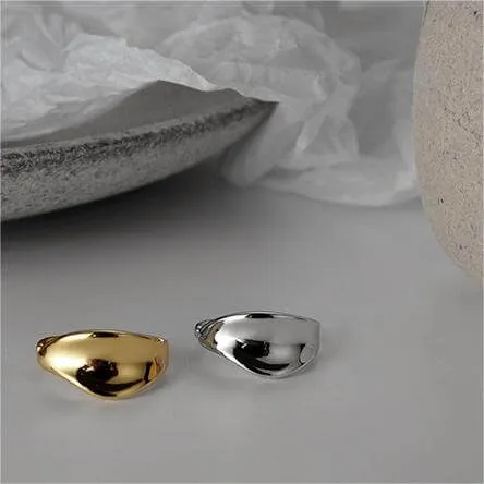 Geometric Adjustable Two-Way Ear Clip & Band Ring