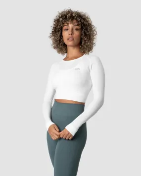 ICANIWILL Define Seamless LS Crop Top