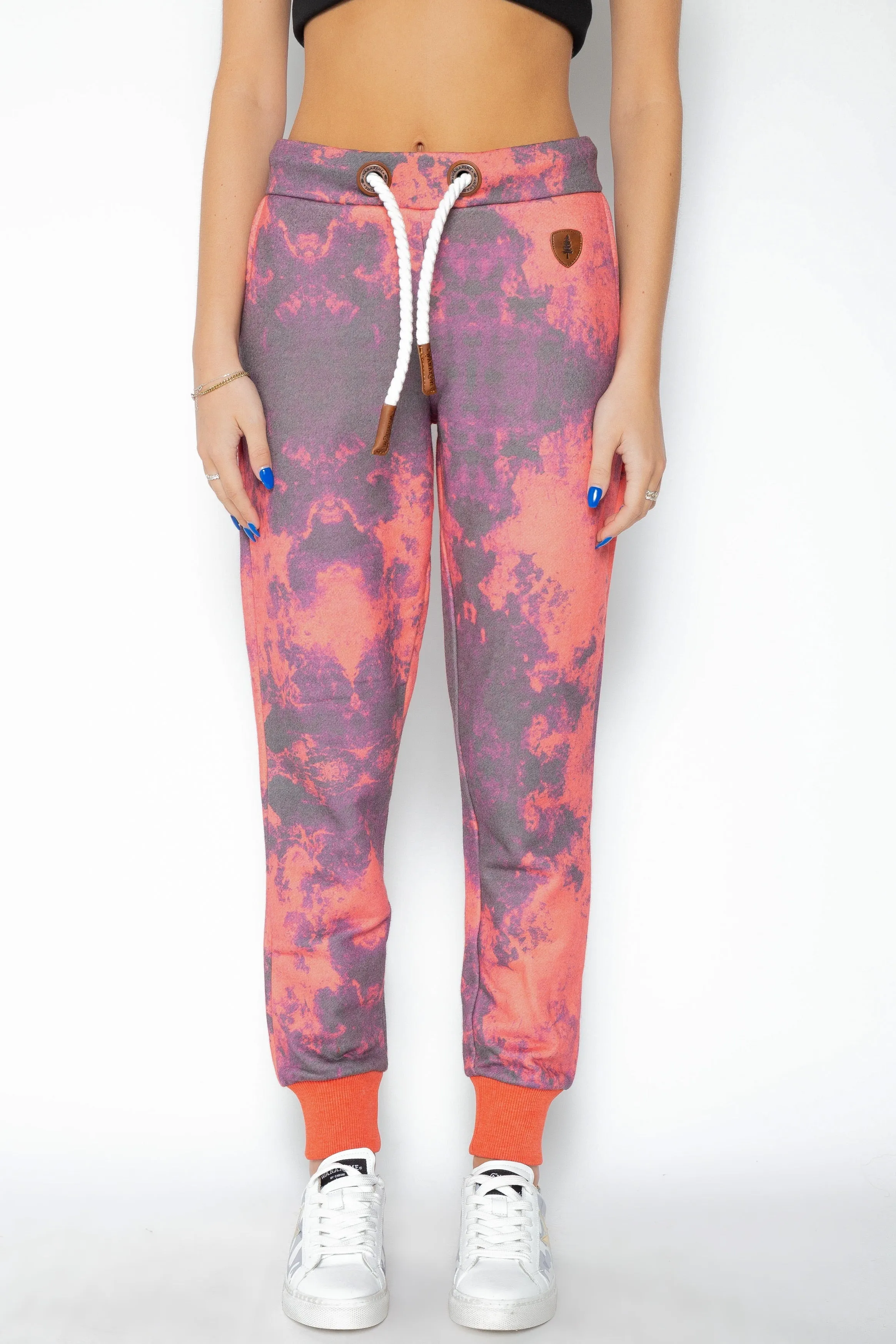 Ida Clay Black Tie-Dye Jogger