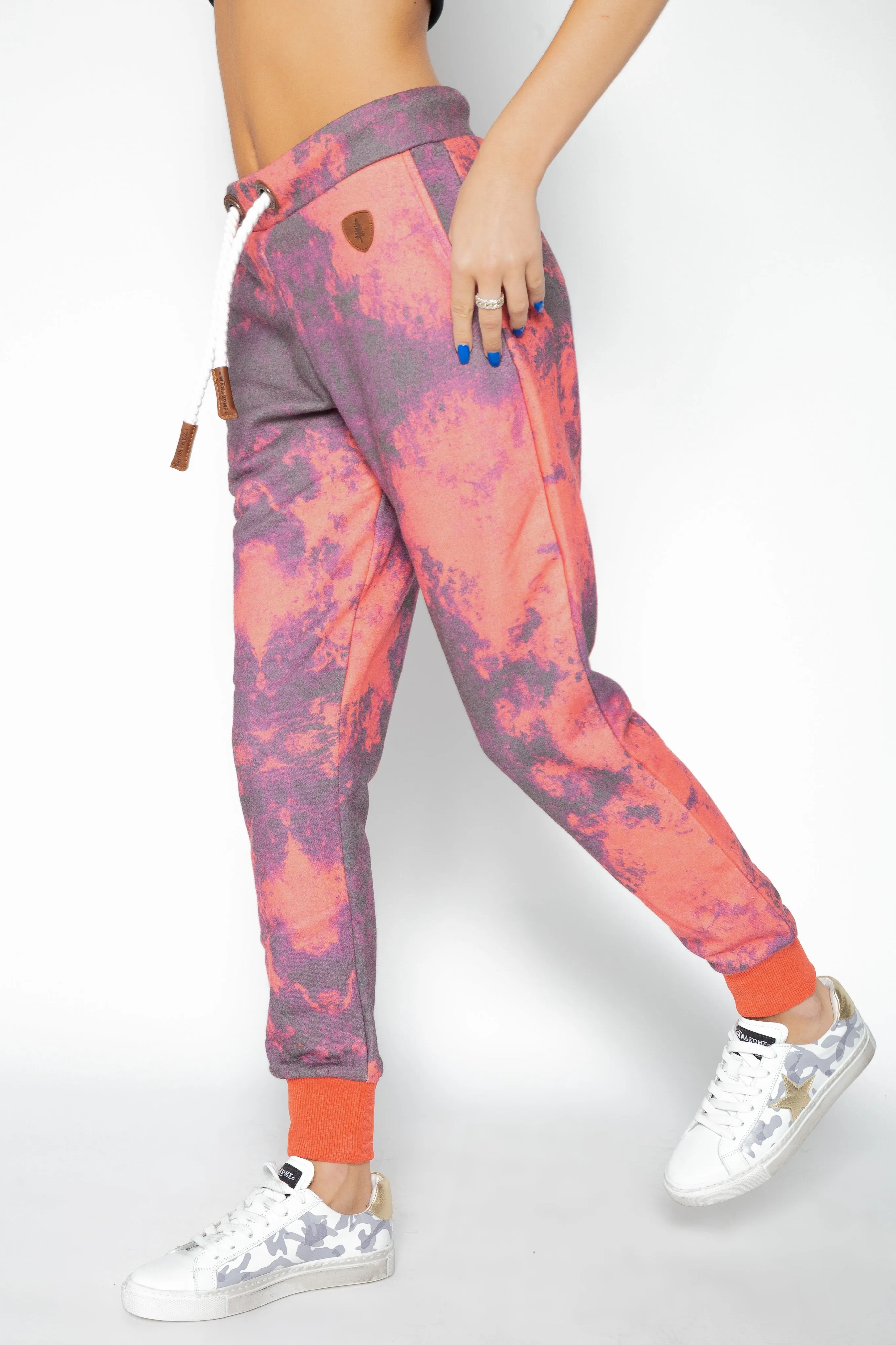 Ida Clay Black Tie-Dye Jogger