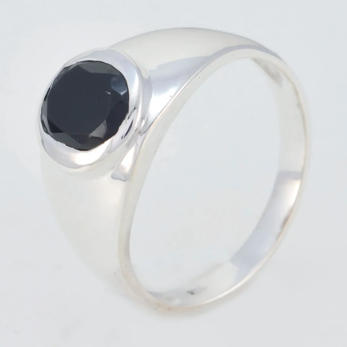 Jaipur Gemstone Black Onyx 925 Sterling Silver Rings Highest Seller