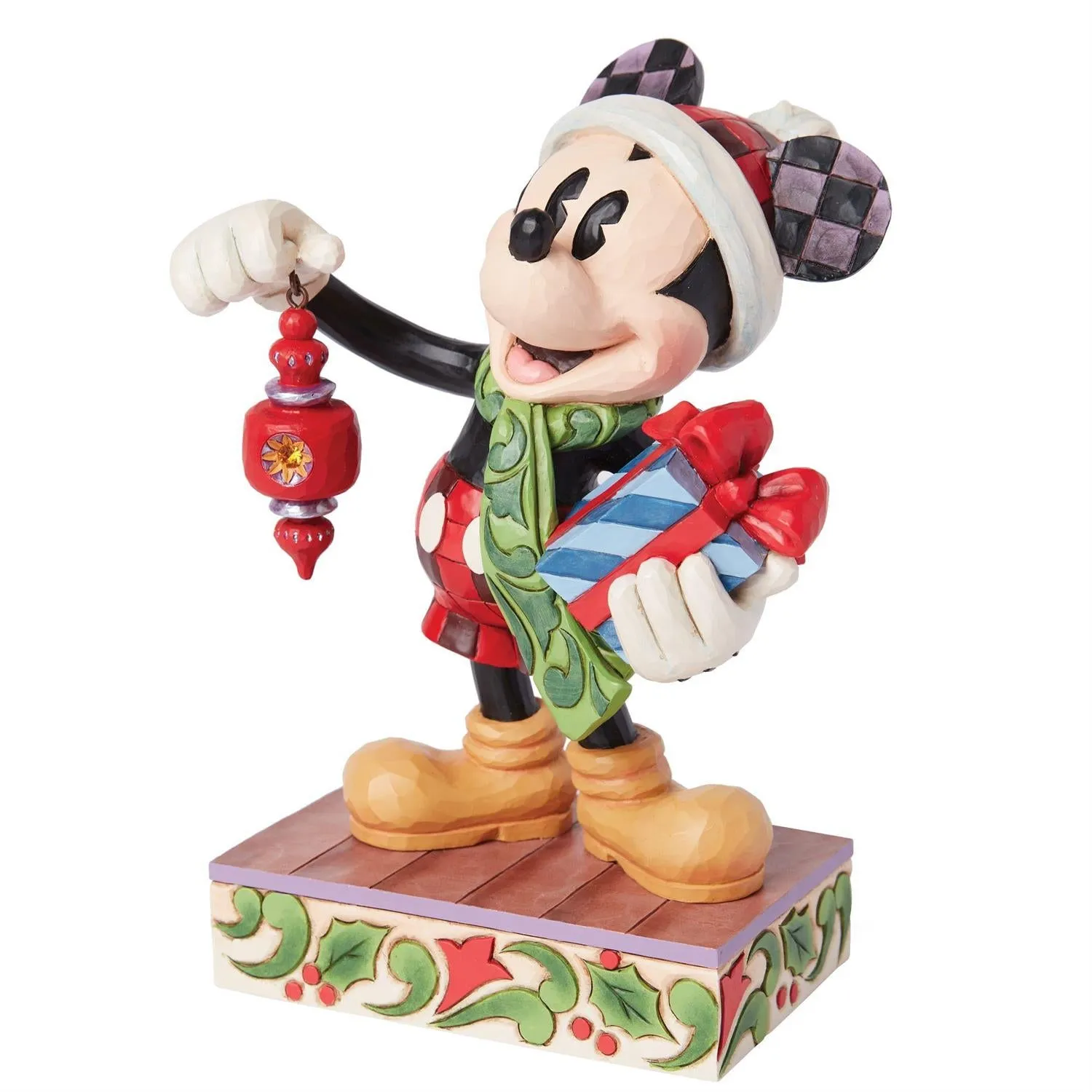 Jim Shore Disney Traditions Mickey Mouse Holiday Limited Edition Figurine - Christmas Magic