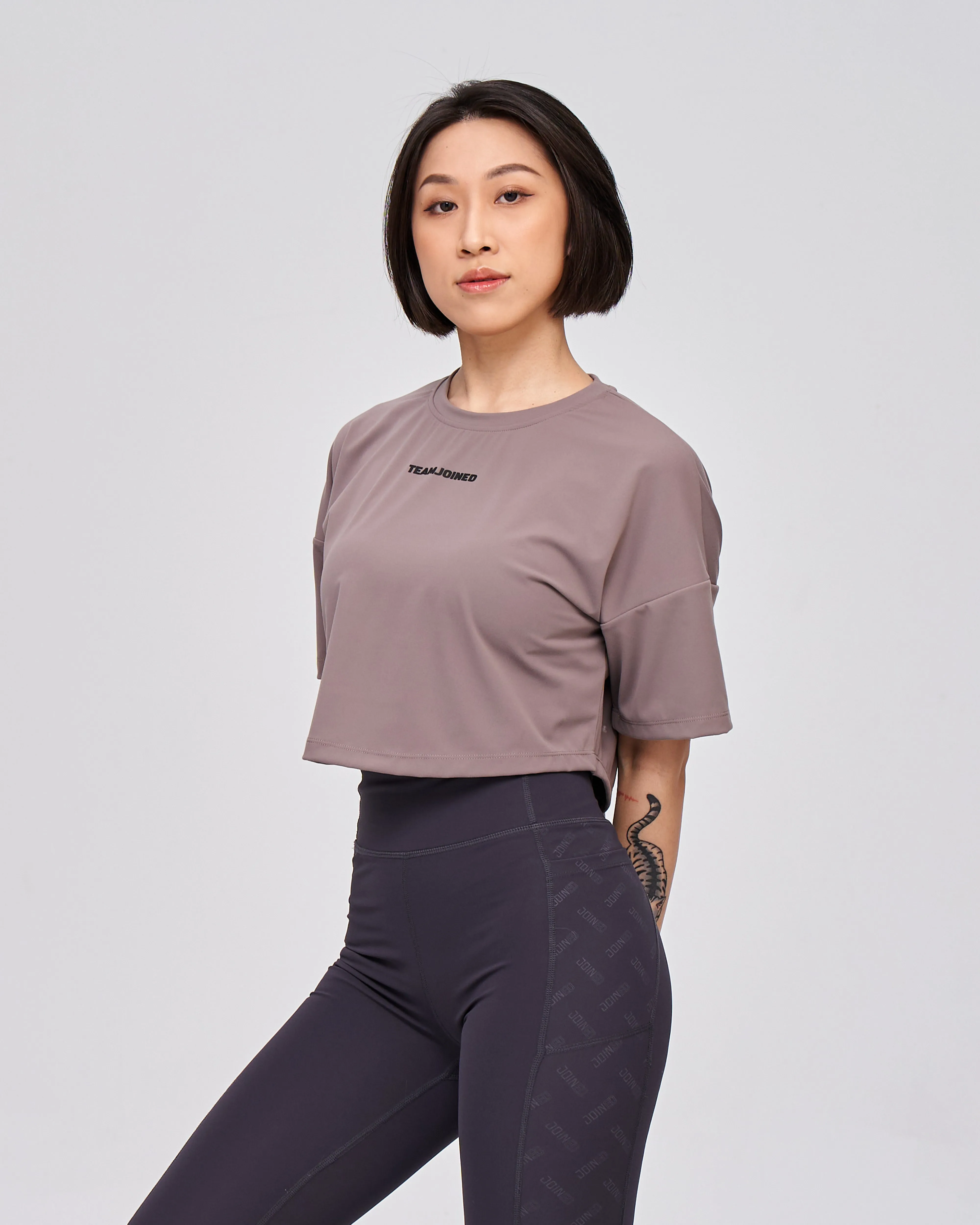 Luxe Oversized Crop Top