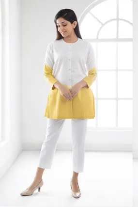 NIYAM MUSTARD SHADED TOP