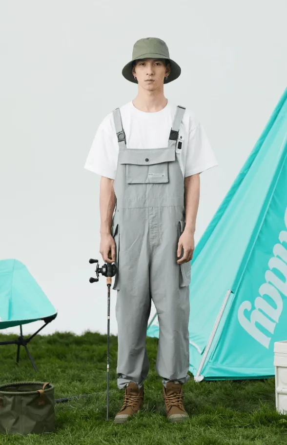 Nobaday Unisex Cargo Bib Pants