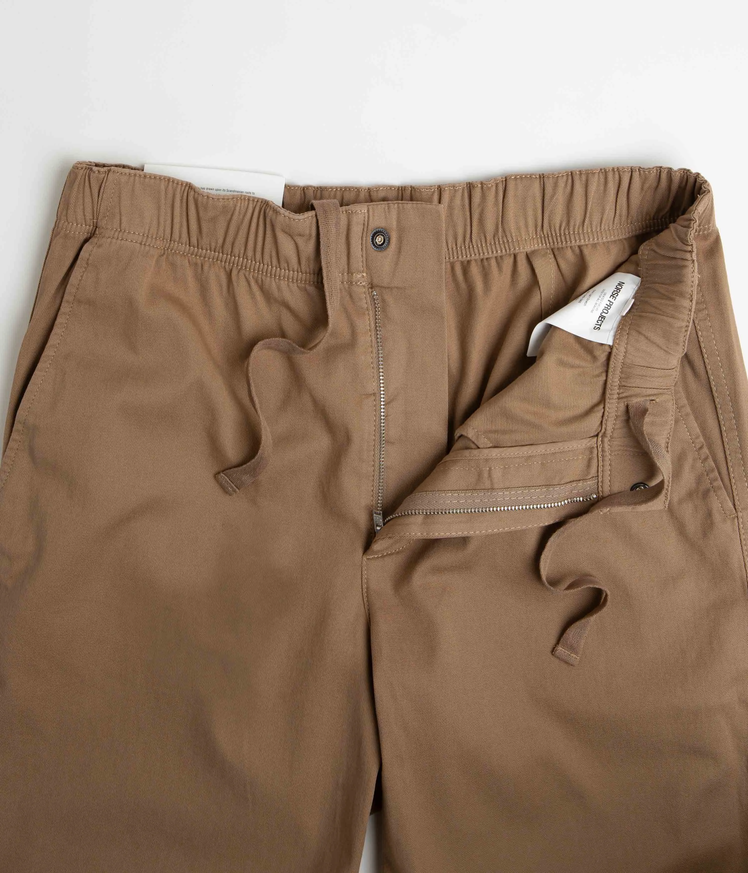 Norse Projects Ezra Relaxed Organic Twill Trousers - Utility Khaki