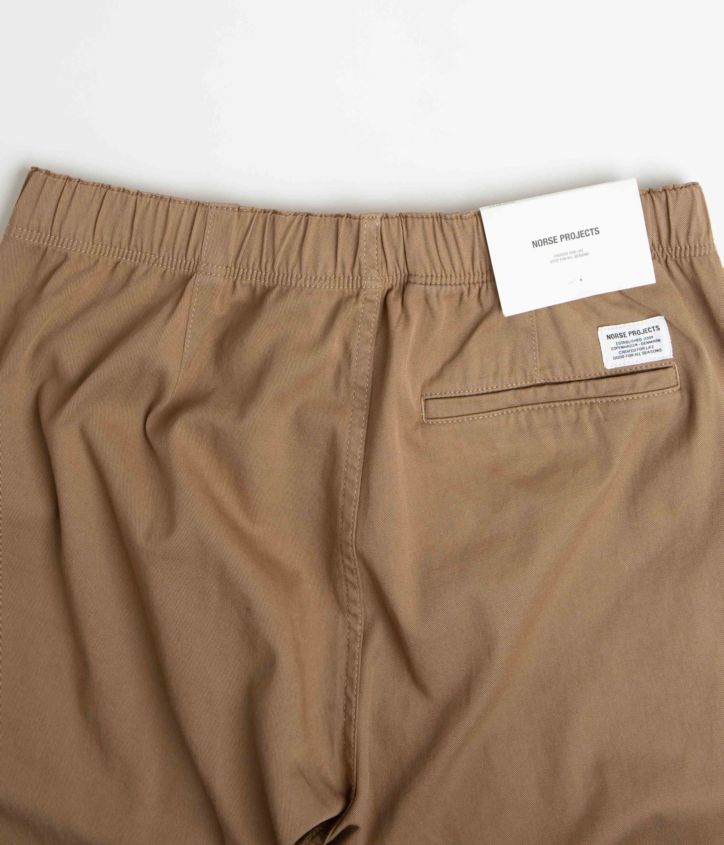 Norse Projects Ezra Relaxed Organic Twill Trousers - Utility Khaki