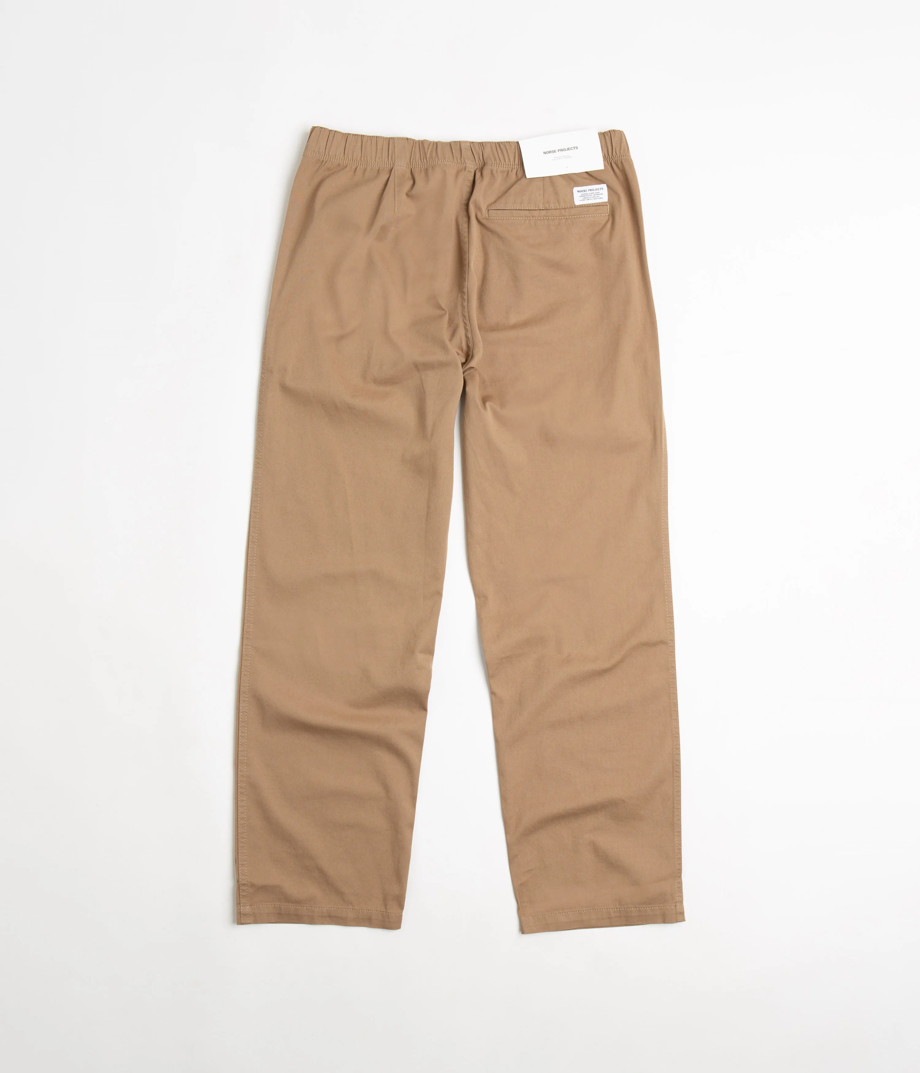 Norse Projects Ezra Relaxed Organic Twill Trousers - Utility Khaki