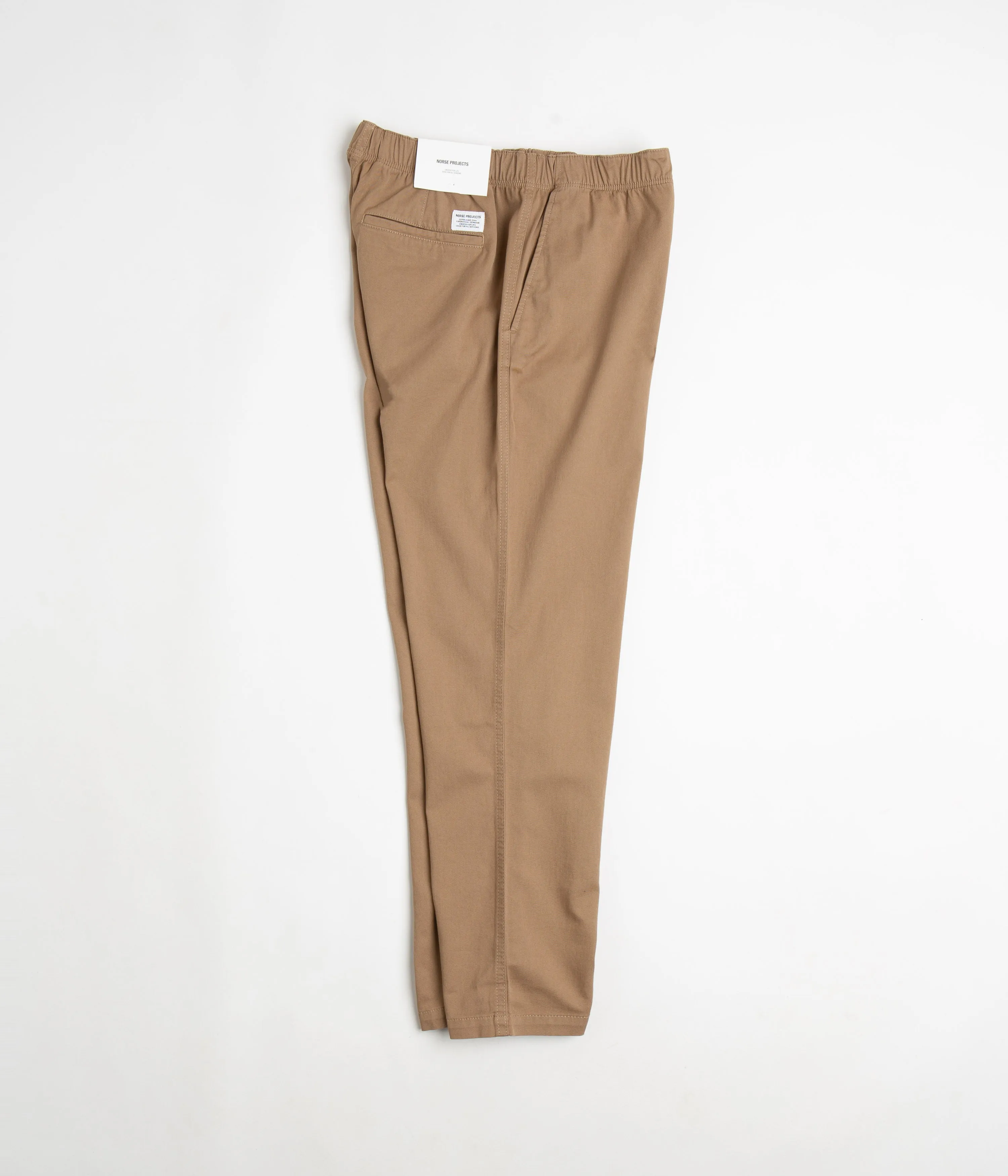 Norse Projects Ezra Relaxed Organic Twill Trousers - Utility Khaki