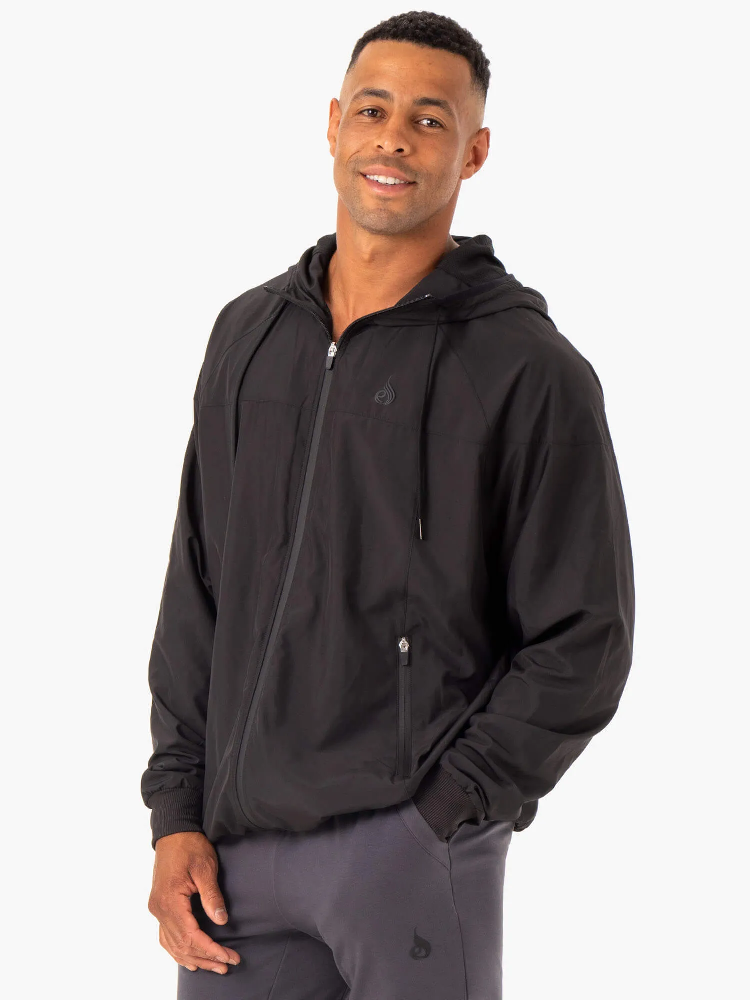 Optimal Windbreaker Jacket - Black