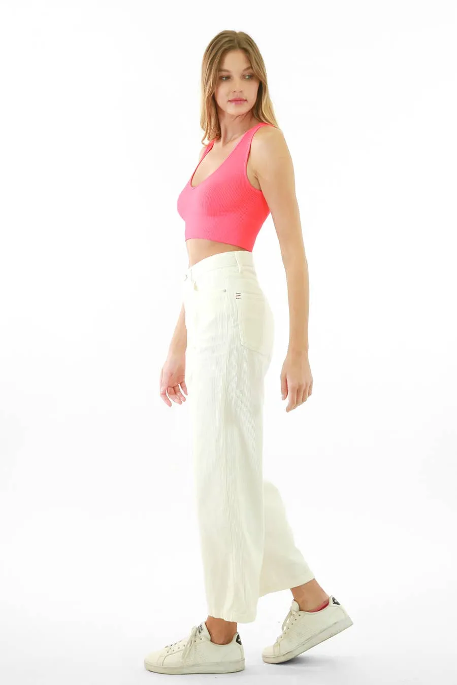 Page Plunge Crop Top