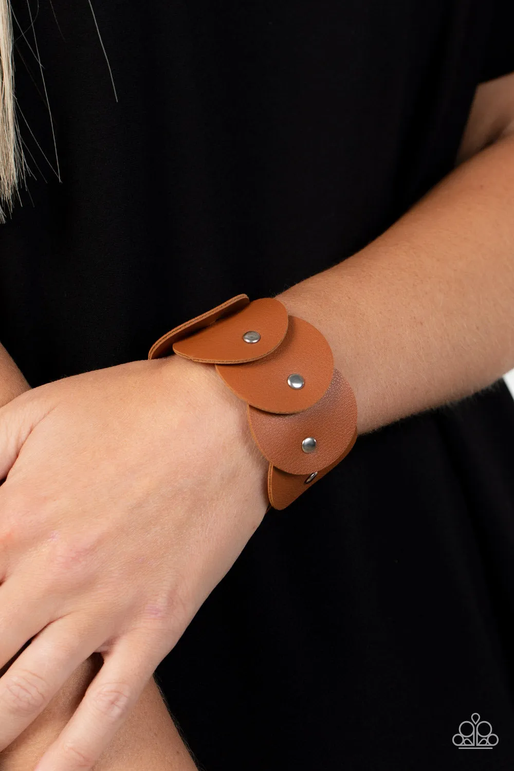 Paparazzi Rhapsodic Roundup - Brown Urban Bracelet