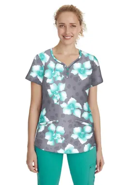 Premiere by Healing Hands Women's Isabel Print Top | Large Blossom