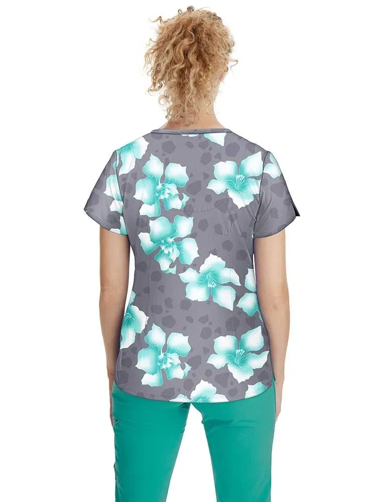 Premiere by Healing Hands Women's Isabel Print Top | Large Blossom