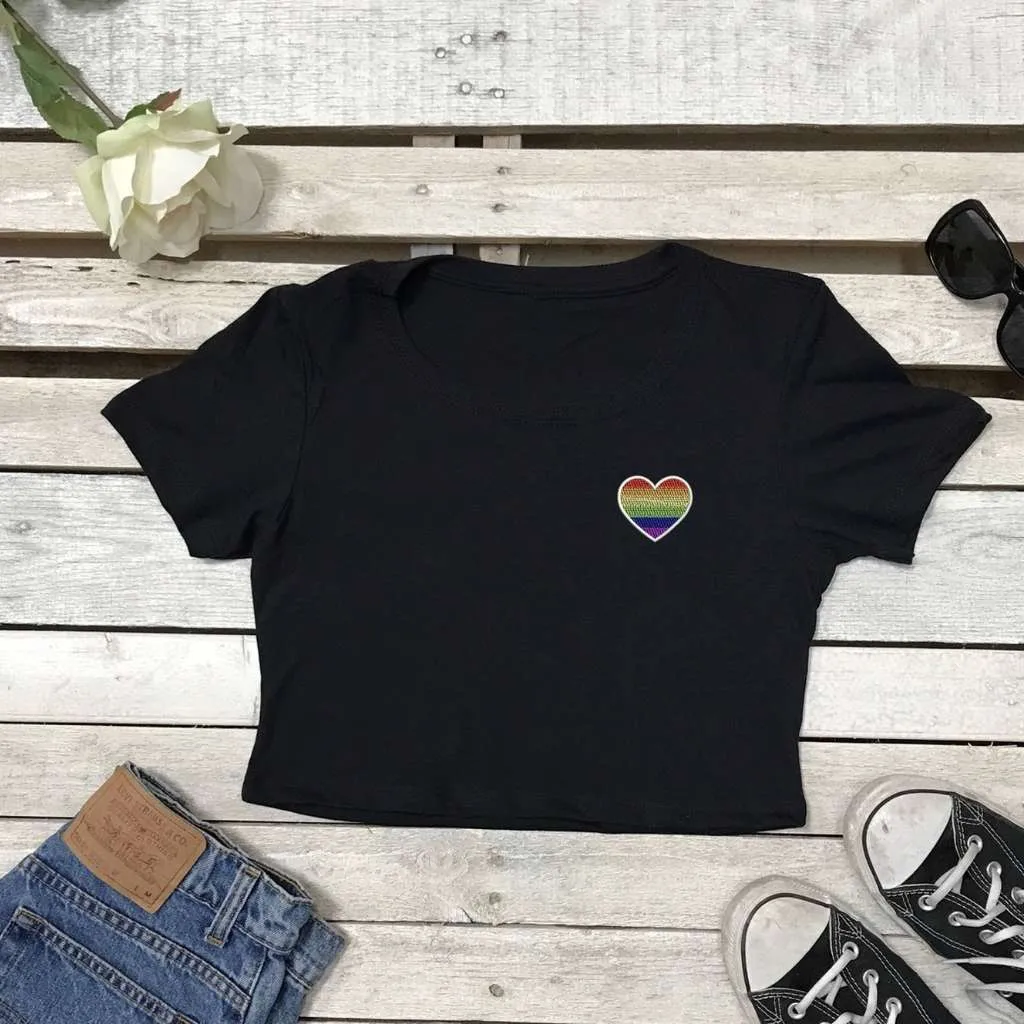 Pride Heart Crop Top