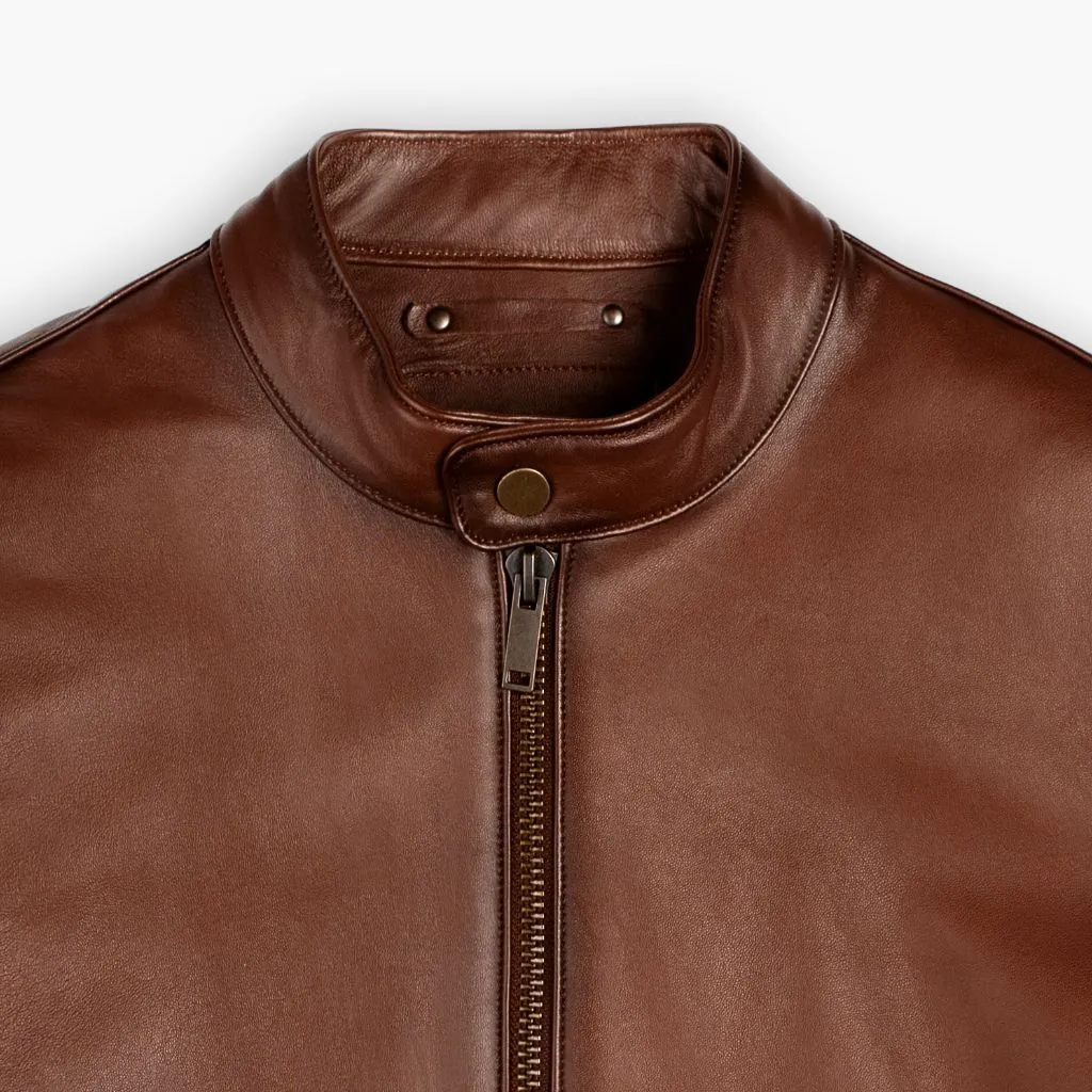 Racer Jacket | Brandy