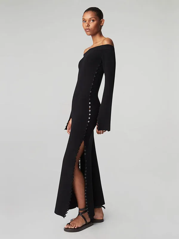 Ramla Dress in Black