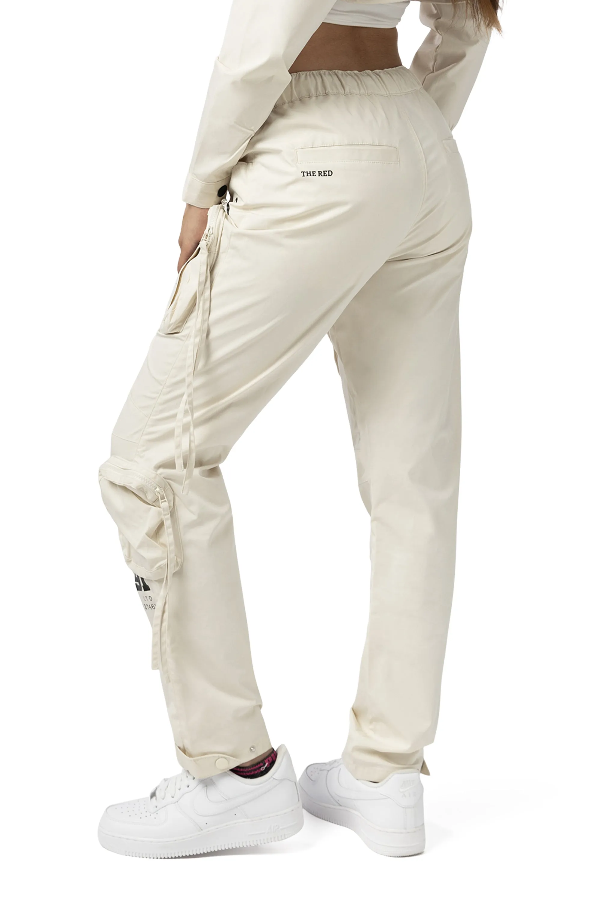 Relaxed Slouch Utility Cargo Pants - Oatmeal