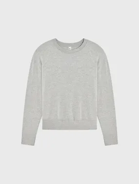 SPLITS59 HEATHER GREY SONJA FLEECE SWEATSHIRT